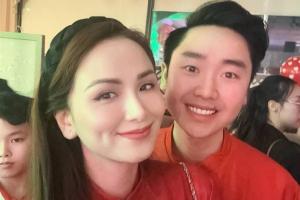 Hoa hậu Diễm Hương công khai chồng Việt kiều Canada mới cưới
